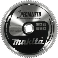 Lame Carbure Specialized Makita Diamètre 260 Mm Alésage 30 Mm 80 Dents