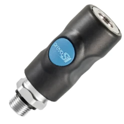 Raccord Fileté Mâle Cylindrique Avec Joint D'étanchéité Diamètre De Passage 6 Mm Prevost 1/2" ISI 061153