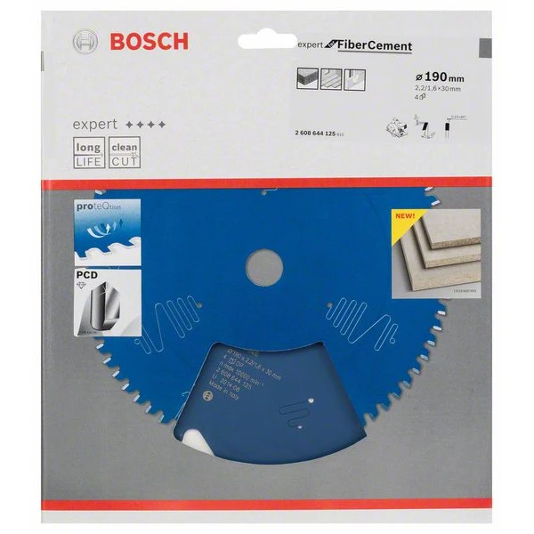 Lame Scie Circulaire Bosch Expert Fibrociment 190 X 30 X 2,2 Mm 4 Dents â Image 2