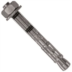 Goujon D'ancrage Edia Fileté Acier Galvanisé Diamètre 8mm Longueur 75mm