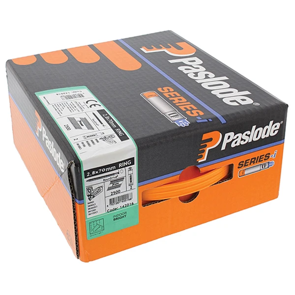 Clou Cranté 34° Spit Galvanisé Avec Gaz Pack De 2500 Pointes M2,8x75mm