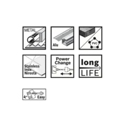 Coffret De 6 Scies Trépans Bosch électricien Avec Adaptateur Et 2 Forets