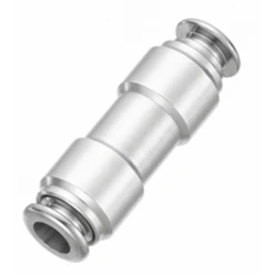 Raccord Instantané Métallique à Union égale - Laiton Nickelé - Pour Tube De 14 Mm