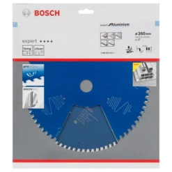 Lame De Scie Circulaire Bosch Aluminium 260 X 30 X 2,8 Mm 80 Dents