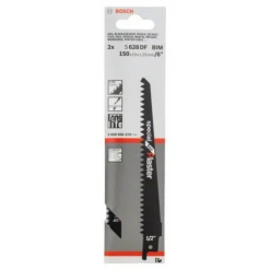 Lame De Scie Sabre Bosch S 628 DF 150 X 19 X 1,25 Mm Lot De 2