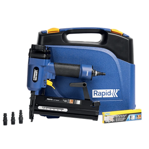 Agrafeuse Cloueuse Pneumatique - Pro PBS 151 Rapid - En Coffret Avec 200 Agrafes Et 200 Clous 5000103 – Image 2