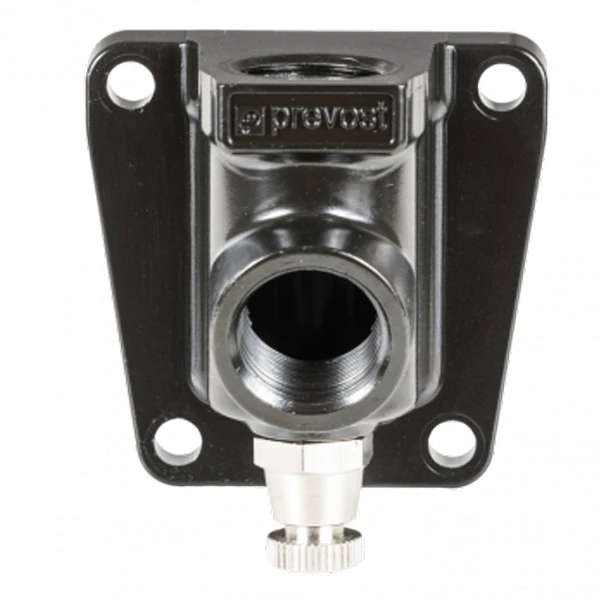 Applique Murale Filetée Femelle - Sortie 1 Raccord Et Purge Manuelle Entrée 1/2" Sortie 1/2" Prevost MF 103S1