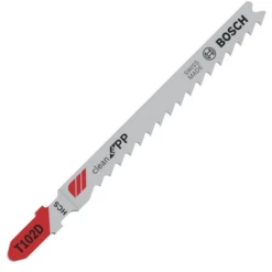 Lames De Scie Sauteuse Pour Plastique T102d Lot De 5 Lames : Bosch 2608667444