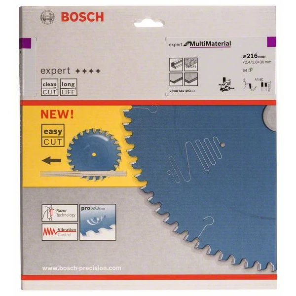 Lame De Scie Circulaire Bosch Multi Material 216 X 30 X 2,4 Mm 64 Dents â Image 4