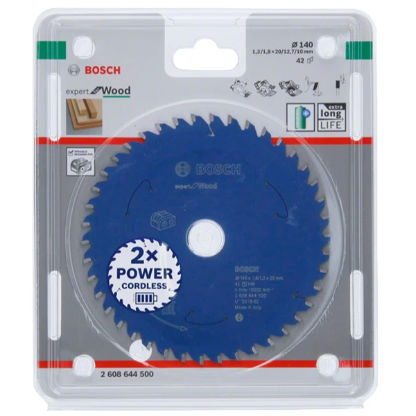 Lame De Scie Circulaire Bosch Expert For Wood 140 X 20 X 1,8 Mm 42 Dents â Image 3