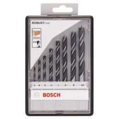 Coffret De 8 Mèches à Bois Hélicoïdales Bosch 3 4 5 6 7 8 9 Et 10 Mm