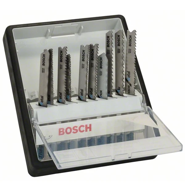 10 Lames De Scie Sauteuse En T Bosch Robust Line Metal Expert