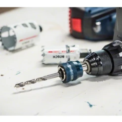 Adaptateur Power Change Plus Bosch 6 Pans 1/4 " Avec Foret HSS-Co