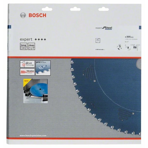 Lame De Scie Circulaire Bosch Expert For Steel 305x25,4x2,6 Mm 60 Dents – Image 3
