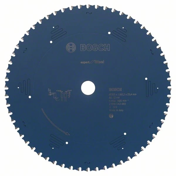 Lame De Scie Circulaire Bosch Expert For Steel 305x25,4x2,6 Mm 60 Dents – Image 2