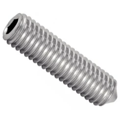 Vis à Métaux Sans Tête Six Pans Creux Bout Pointeau Inox A2 M8x16