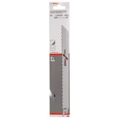 Lame De Scie Sabre Bois Bosch S 1111 K 225x19x1,25 Mm Lot De 5