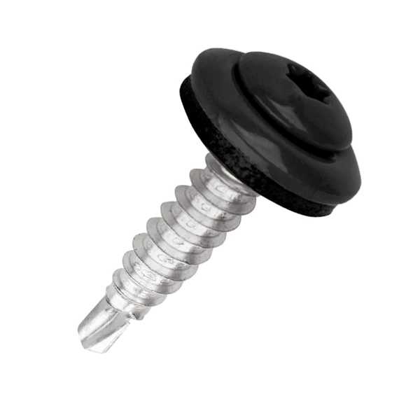 Vis Autoperceuse Belvis Bombée Filetage Total TX20 4.8x20mm Gris Anthracite