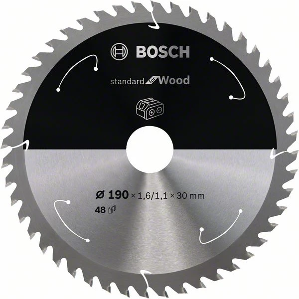 Lame De Scie Circulaire Bosch Standard For Wood 190x30x1,6 Mm 48 Dents – Image 5