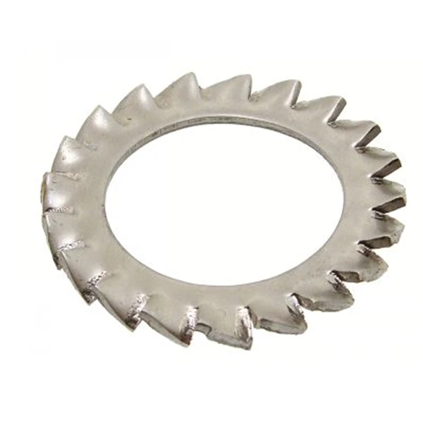 Rondelle éventail Denture Ext. AZ Inox DIN6798A M27 Ø44 X 1.6 Mm