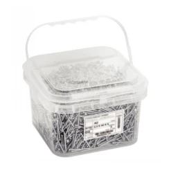 Pointe Tête Plate Annelée Inox A2 Pot 1kg 2.3x45 Acton 627842.3X45