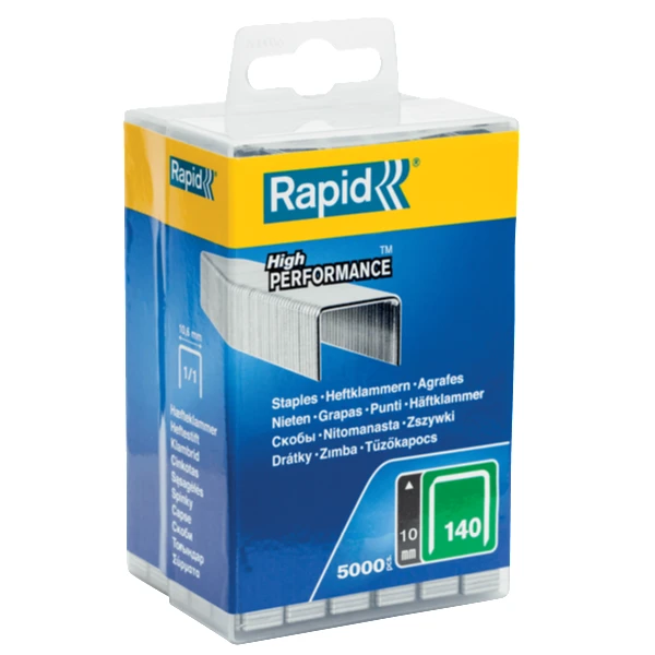 Agrafe En Fil Plat N°140 Rapid - Acier Galvanisé - 10 Mm