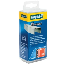 Agrafe En Fil Fin Rapid N°53 - Longueur 8 Mm - Boîte De 5000