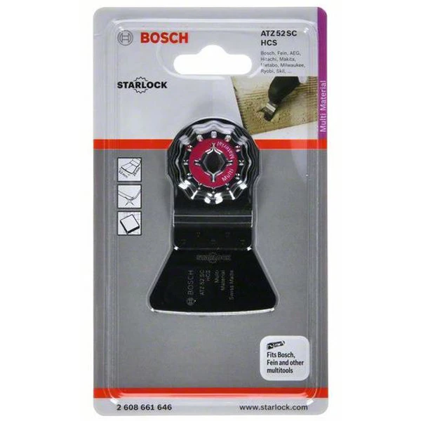 Spatule Rigide ATZ 52 SC HCS Bosch Grattoir Multifonction