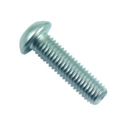 Vis Ă MĂ©taux TĂȘte BombĂ©e 6 Pans Creux BHC ISO 7380 - Acier ZinguĂ© Blanc Classe 10.9 - M6x16mm - BoĂźte De 200