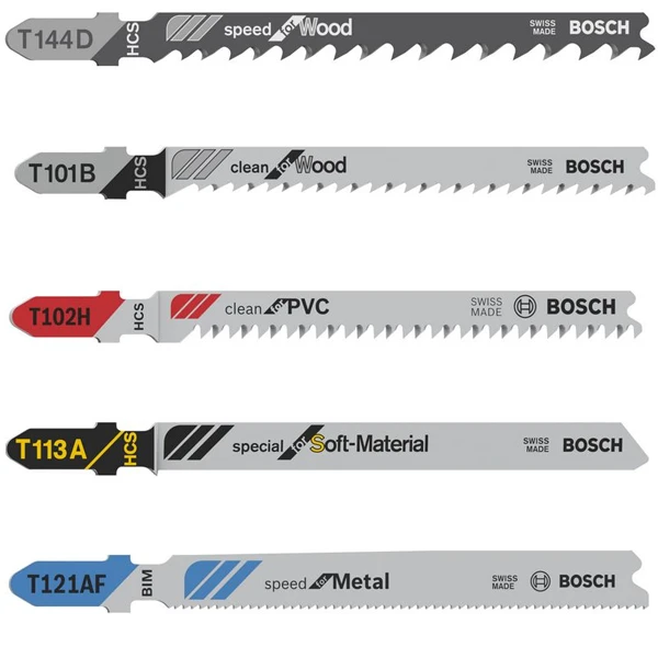 Lame De Scie Sauteuse En T Bosch Allrounder Multi-matériaux Set De 5 – Image 2