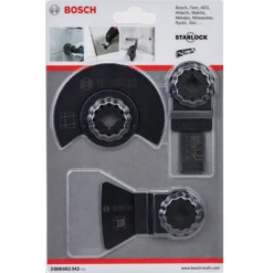 3 Lames Bosch Travaux Carrelage Standard Starlock Outils Multifonctions