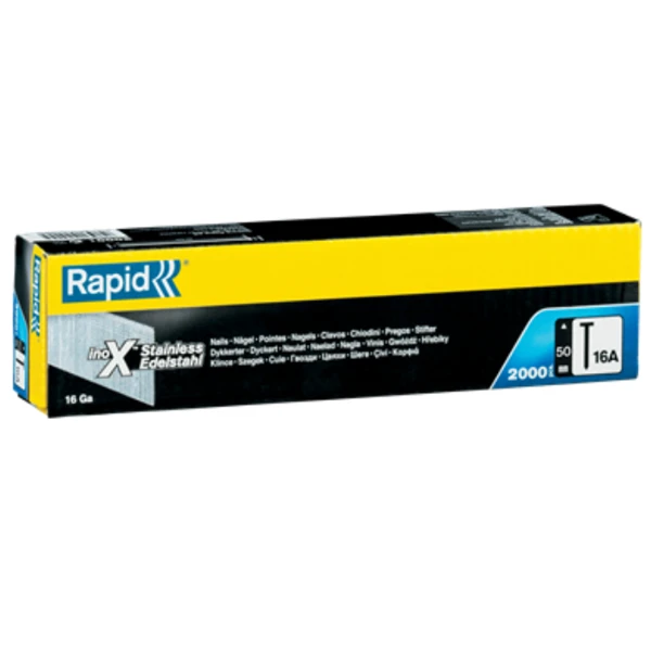 Clou N°16A Rapid Incliné à 20° - Inox - Longueur 50 Mm - Boîte De 2000 – Image 2
