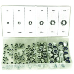 Coffret De 146 écrous Freins M4 à M12 SODISE 14114 3438050141140