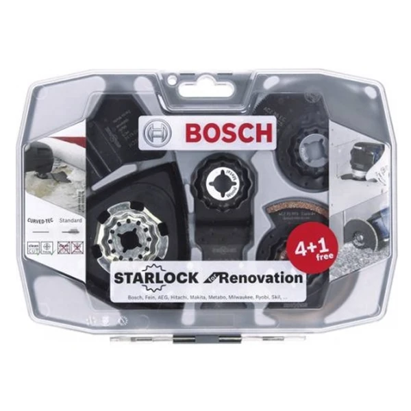 Coffret De 5 Lames Pour Outil Multifonction Starlock Bosch Rénovation