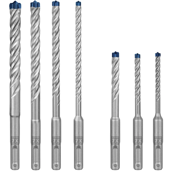Coffret De 7 Forets Béton Armé Expert SDS Plus-7X - Bosch - 5 à 12 Mm – Image 6