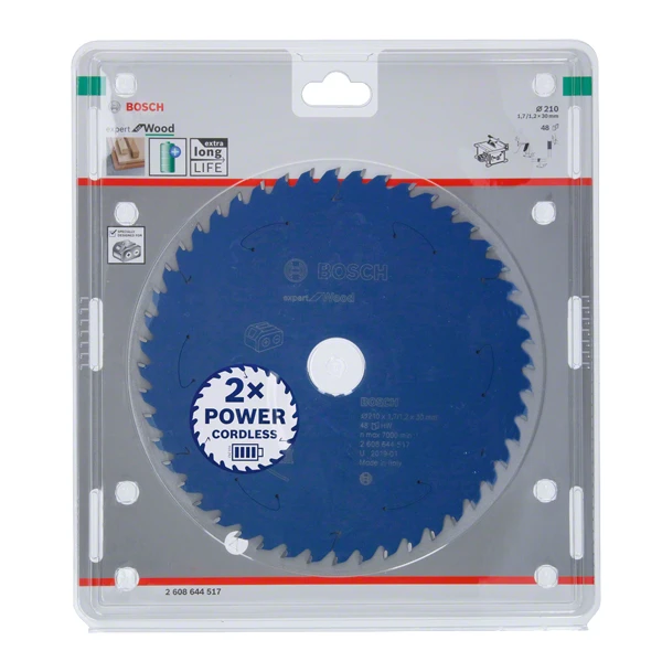 Lame Scie Circulaire Sans Fil Bosch Expert Wood Ă210mm 1,7/1,2 X 30mm â Image 2