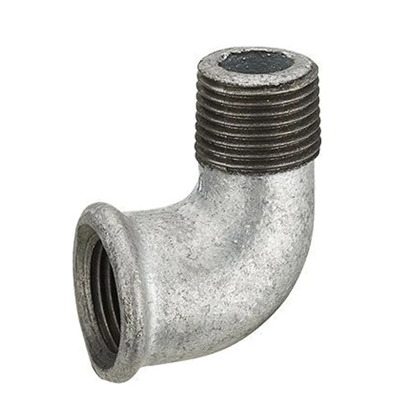 Coude à 90° Mâle-Femelle à Visser Tube En Fer MF 20 X 27 Petit Rayon Fer