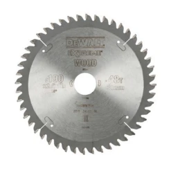 Lame De Scie Dewalt DT4094 Dimensions 190x30 Mm 48 Dents