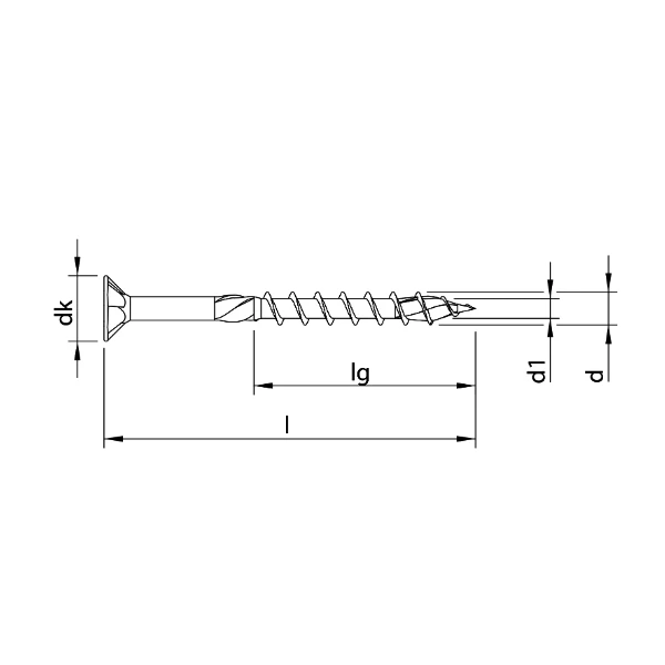 Vis Bois Heco Topix Plus Acier Zingué Fraisée 8x260mm FP HD40 X50 – Image 5