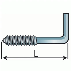 Gond à Vis Bois Torbel Acier Zingué Blanc 3,5 Mm X 35 Mm - Boîte De 200