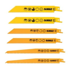 Lame De Scie Sabre Dewalt DT2444L-QZ Bi-métal En Coffret De 6 Lames