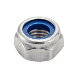Écrou Hexagonal Indesserrable Bague Nylon Inox A4 DIN 985 10 Mm X100