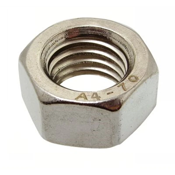 Ecrou HU DIN934 Inox A4 Diamètre 10 Mm Boîte De 100 Acton 6460110