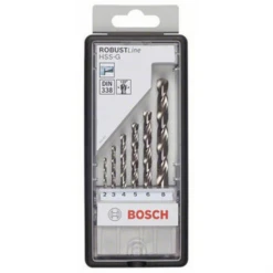 Coffret De Forets à Métaux Bosch Robust Line HSS-G DIN 338 1 à 10 Mm