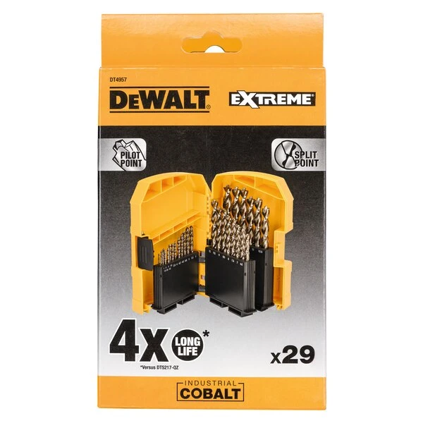 Coffret De 29 Forets à Métaux Dewalt DT4957-QZ HSS-CO - 1 à 13 Mm – Image 2