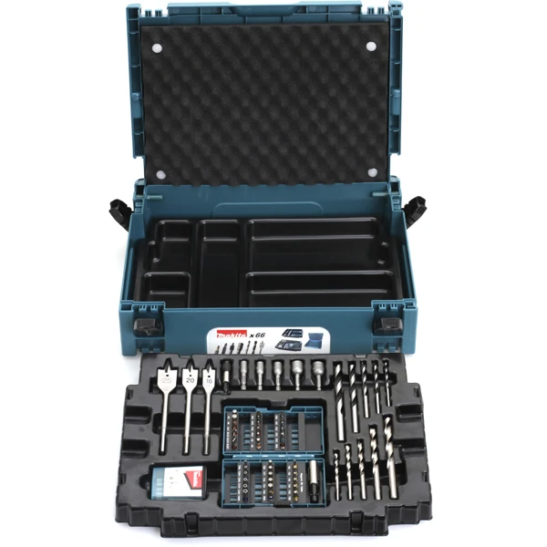 Coffret Ensemble Accessoires 66 Pièces Coffret Makpac Makita B-43044 – Image 3