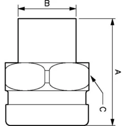 Raccord Droit Fileté Femelle PVR Coller Gaz G1/2 Prevost PVR RMT2012