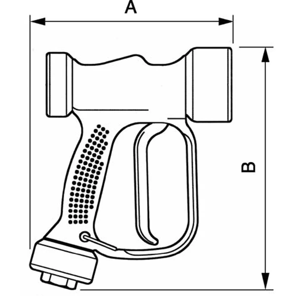 Pistolet De Lavage Industriel PL JET Prevost Filetage Femelle BSPP G1/2