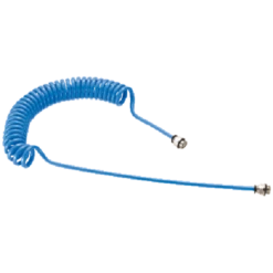 Tuyau Spiralé Polyuréthane Raccords Mâles G1/4 4x6 2 M Prevost PUS42
