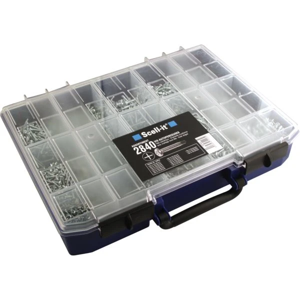 Coffret 3000 Vis Autoperceuses TĂȘte Cylindrique Empreinte Phillips TCC Scell-It COF003-TCC